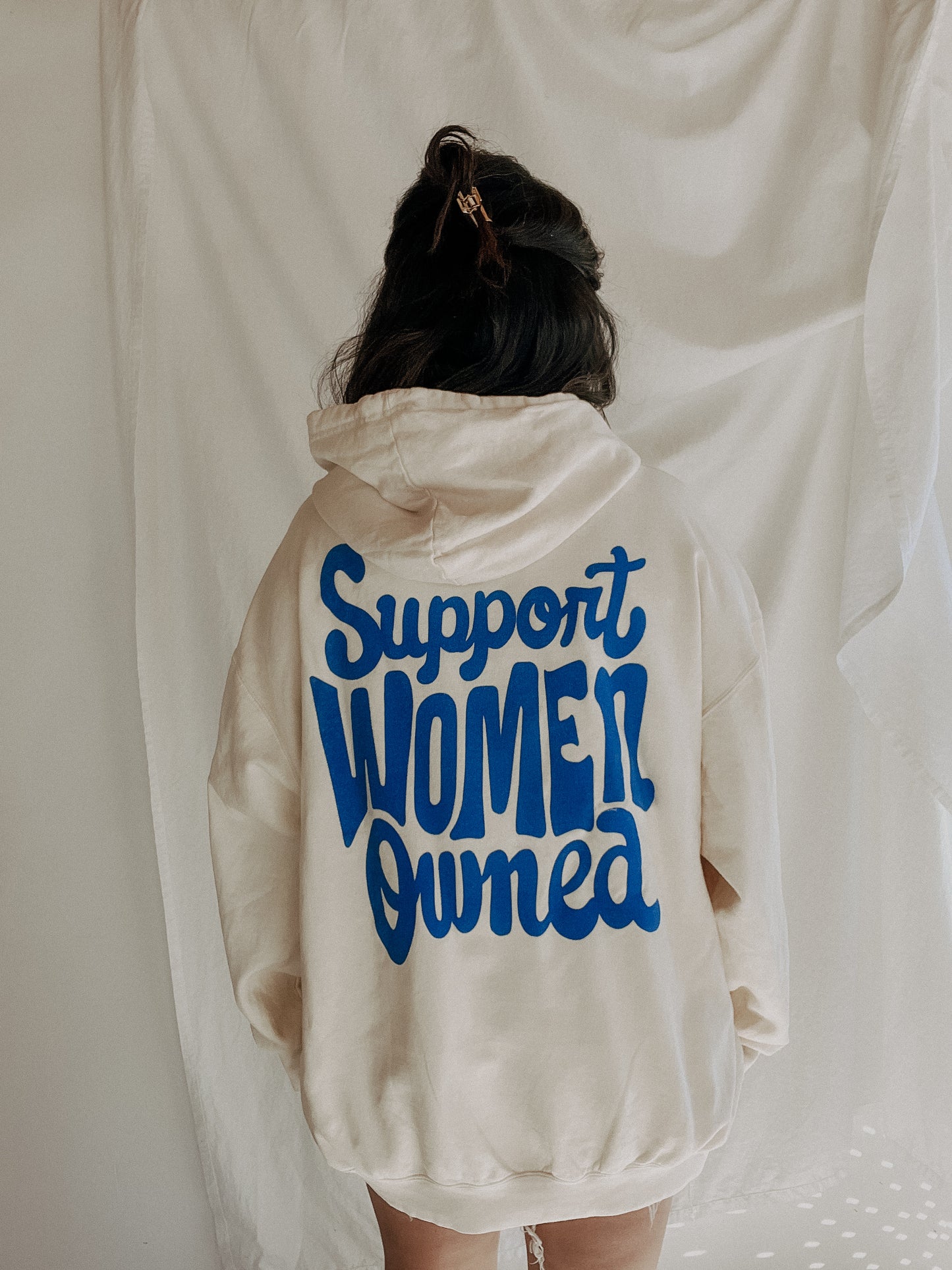 Support Women Owned Vintage Hoodie