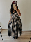 Roxie Gingham Maxi Dress