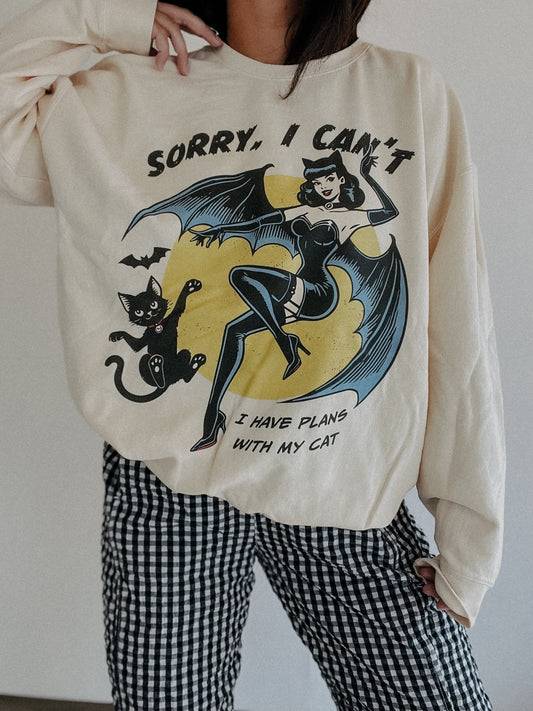 Sorry I Can't Halloween Crewneck