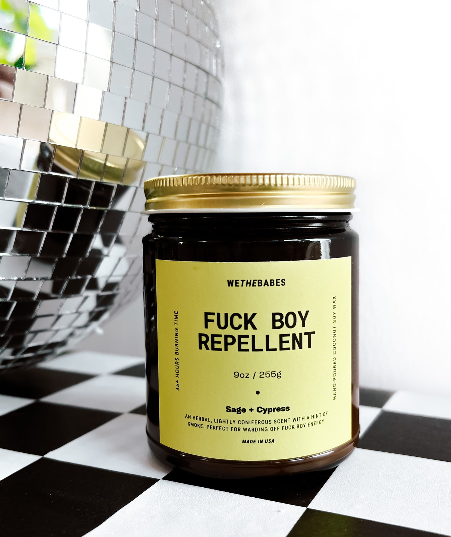 Fuck Boy Repellent Candle