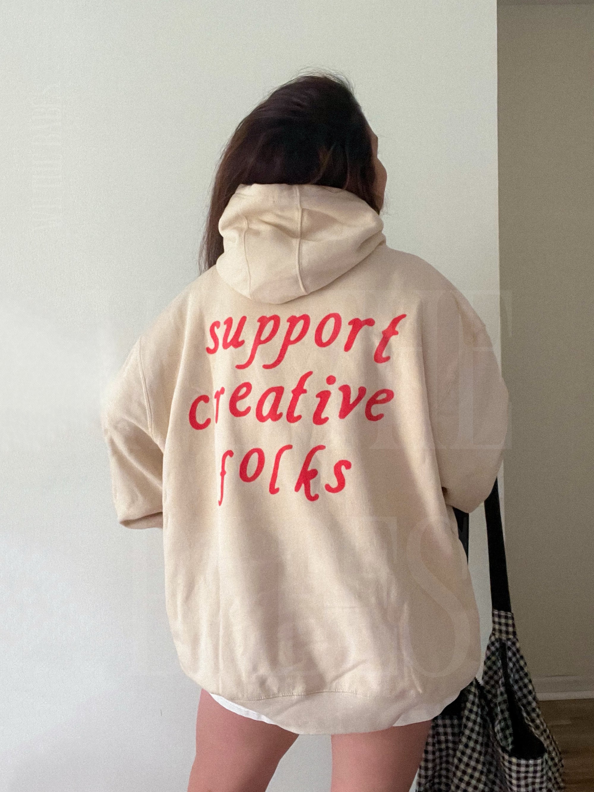 Support Creative Folks Hoodie