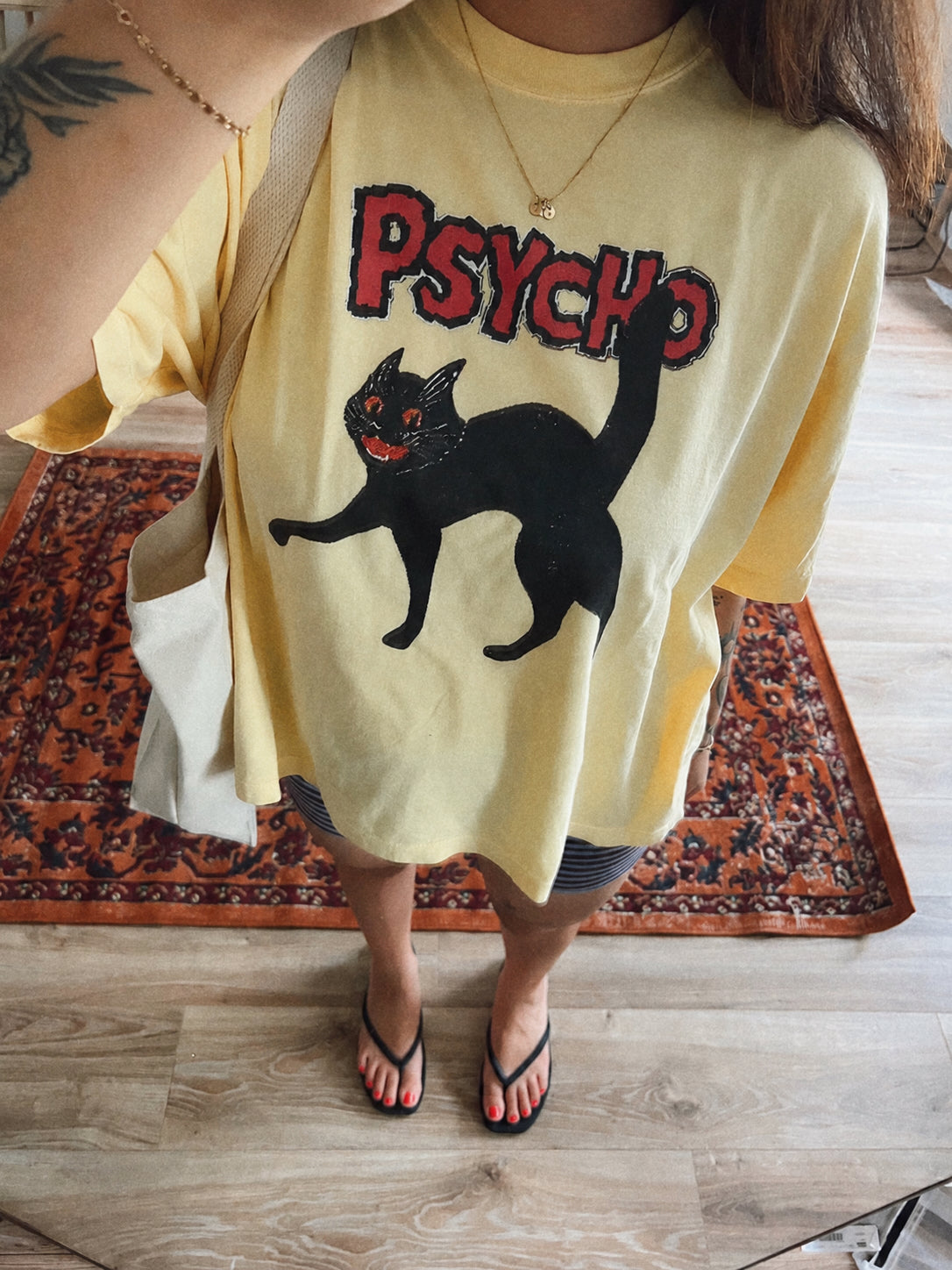 Psycho Boxy Crop Tee