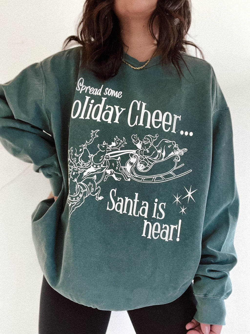 Spread Some Cheer Holiday Vintage Crew