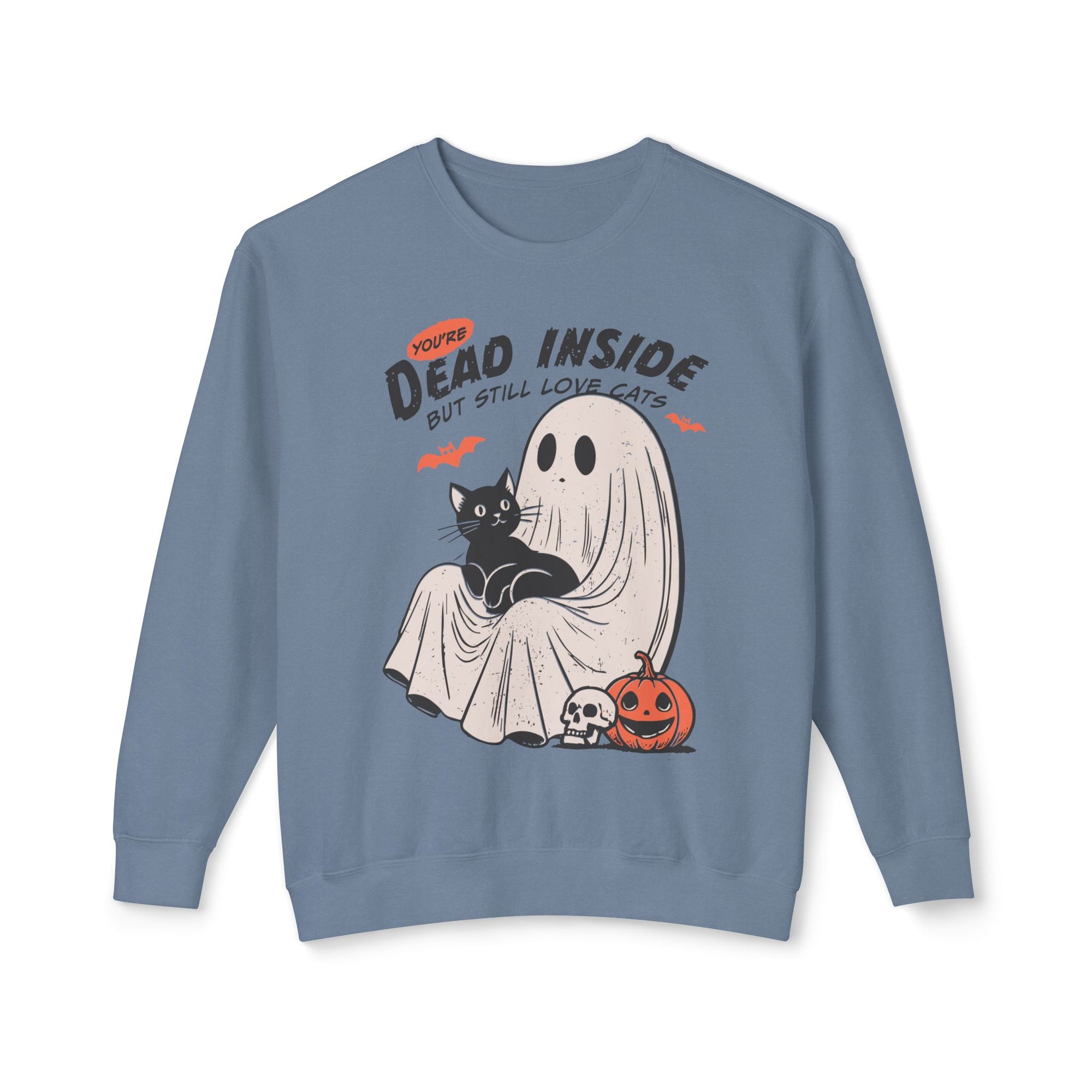 Dead Inside But Still Love Cats Crewneck