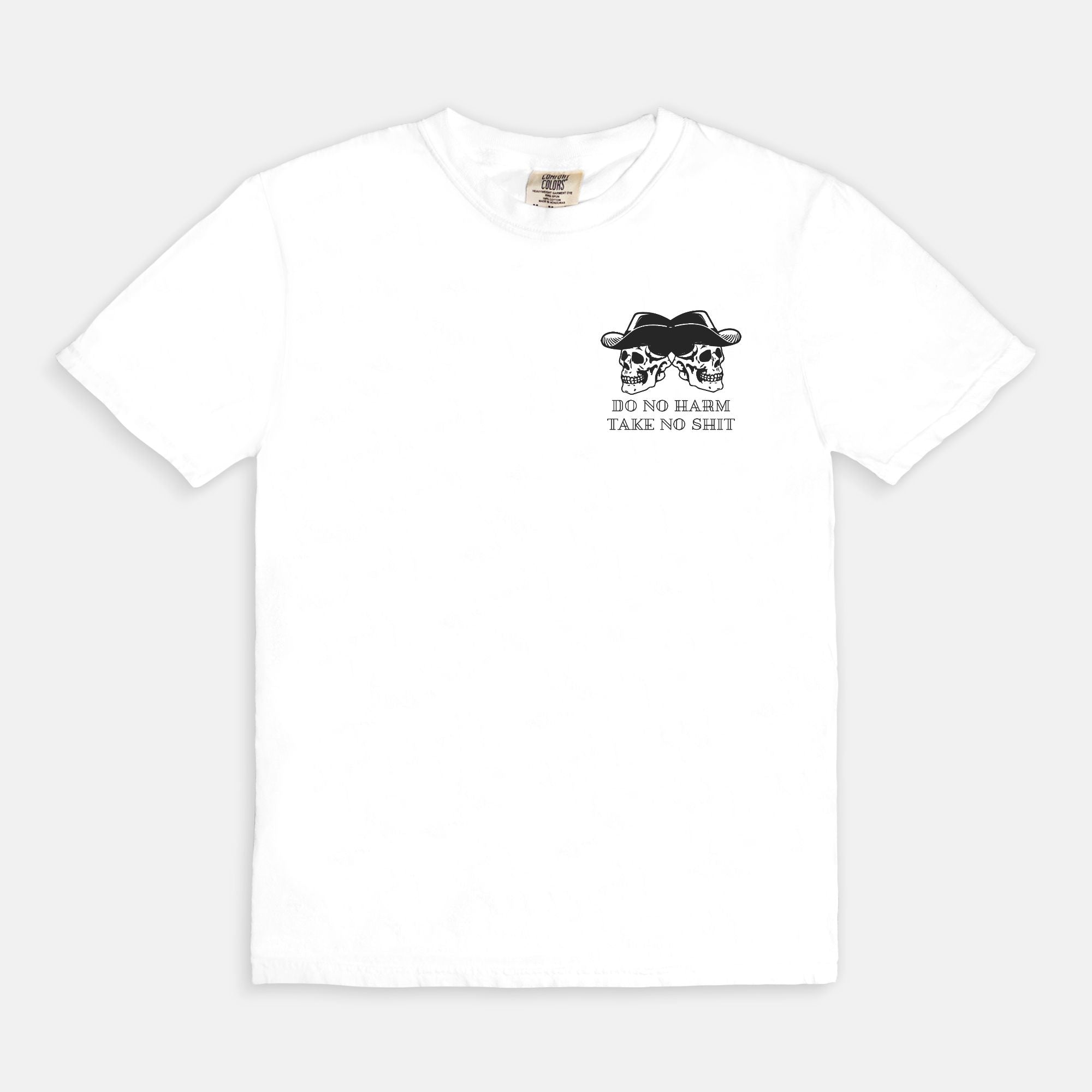 Do No Harm Cowboy Skelly Tee
