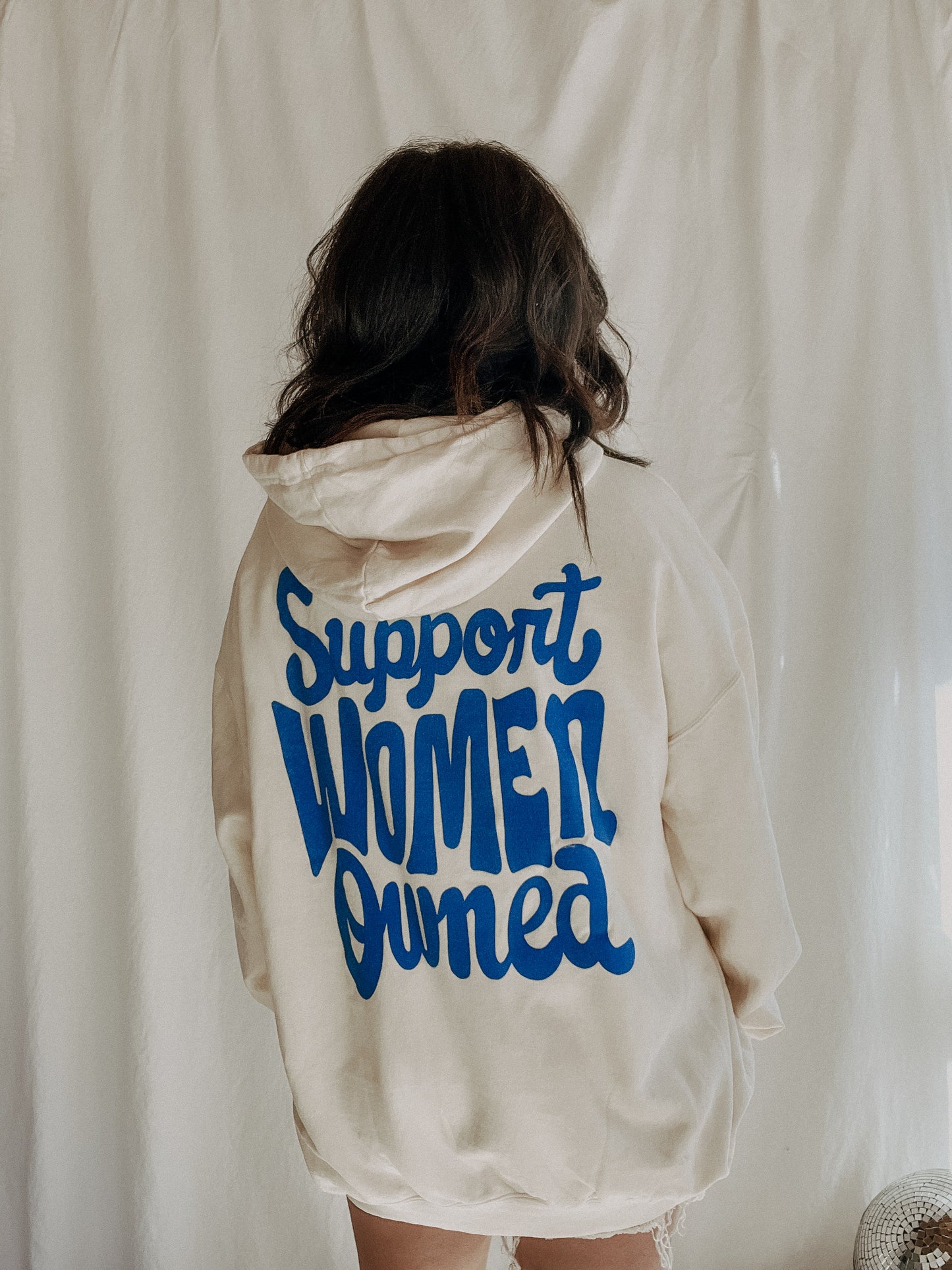 Support Women Owned Vintage Hoodie