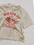 Buckle Up Buttercup Boxy Baby Tee