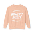 I Support Women's Rights and Wrongs Crewneck