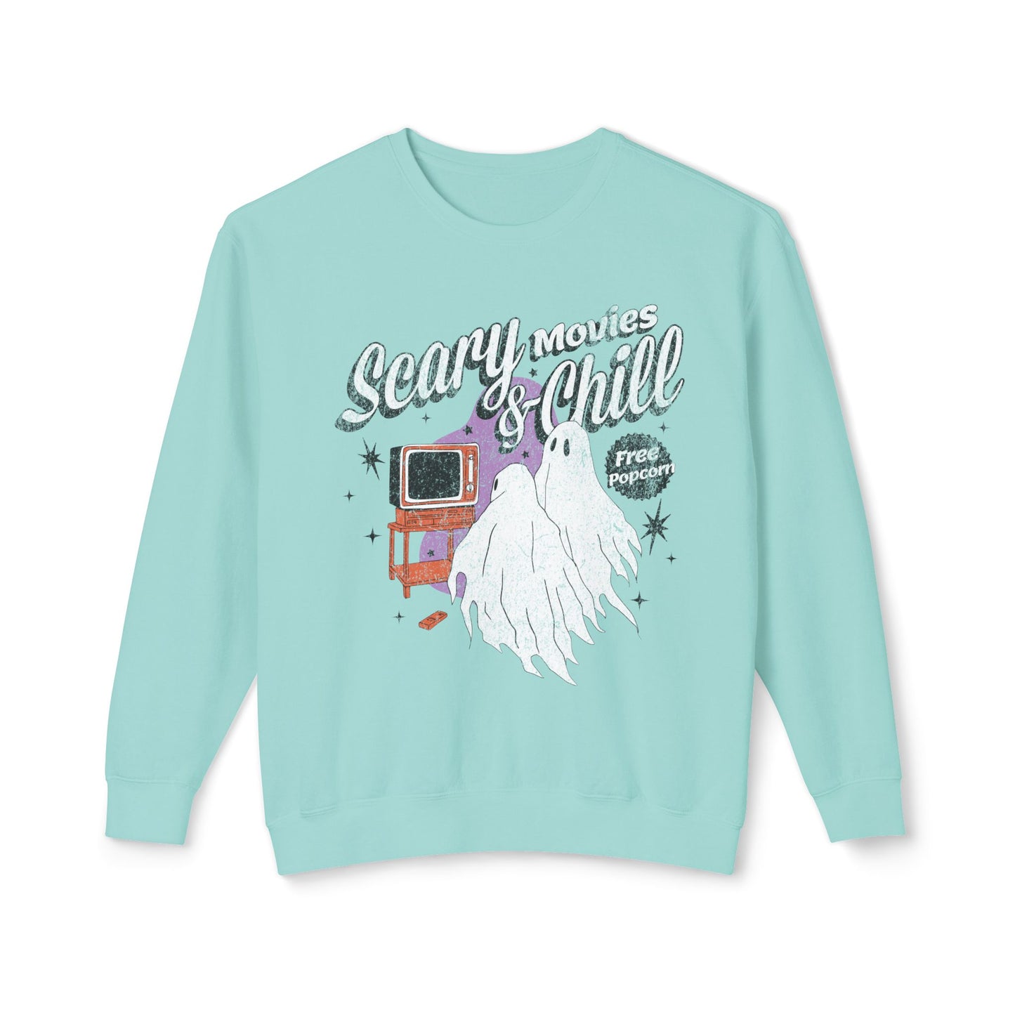 Scary Movies & Chill Vintage Crewneck