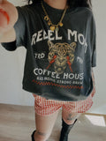 Rebel Mom Coffee House Tee