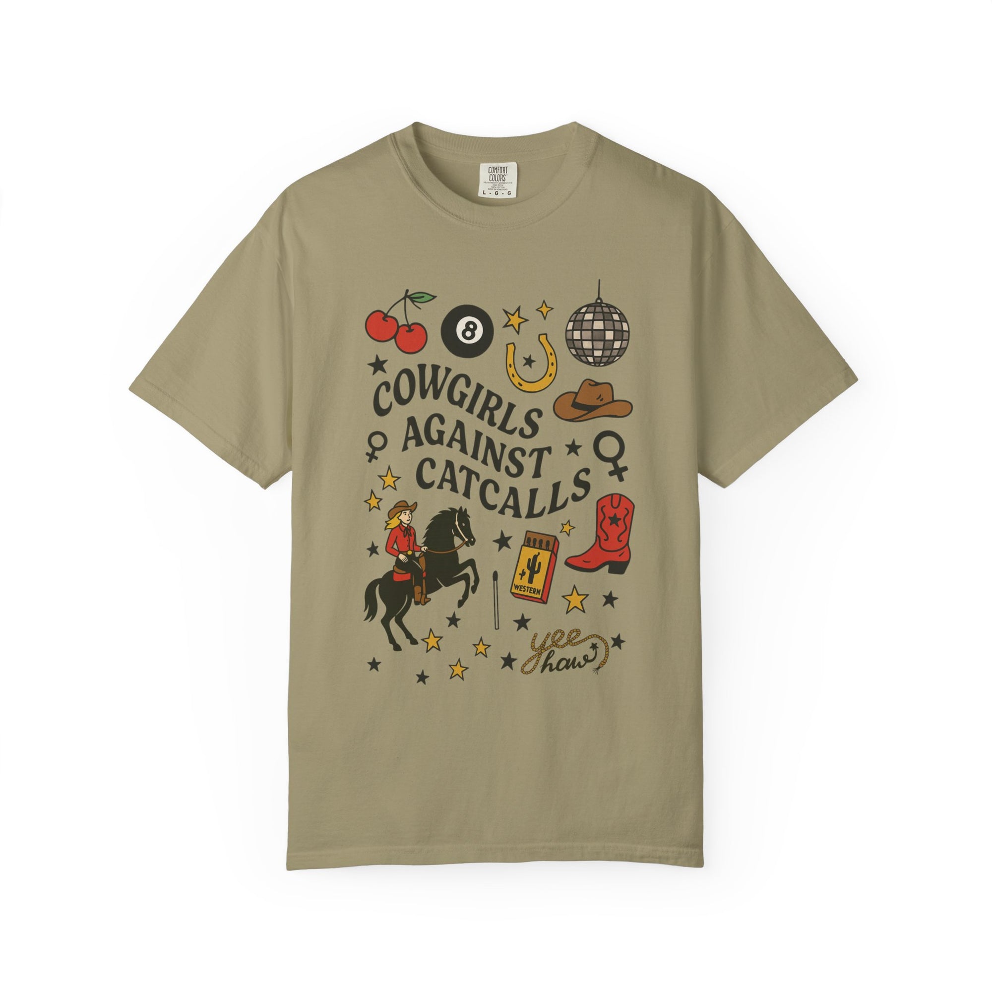 Cowgirls Against Catcalls Tee