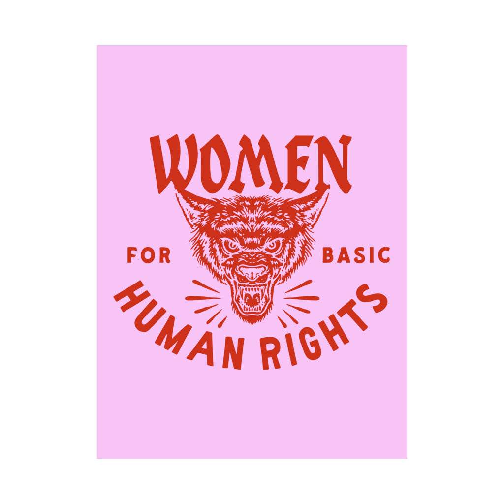 Women For Basic Human Rights Matte Poster