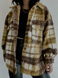 Knox Sherpa Plaid Jacket