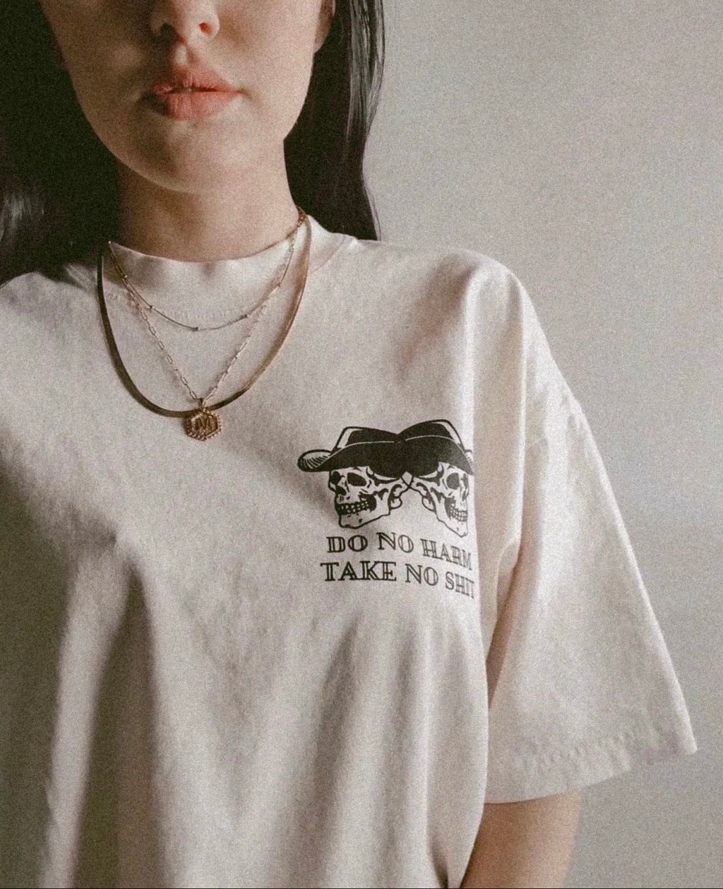 Do No Harm Cowboy Skelly Tee