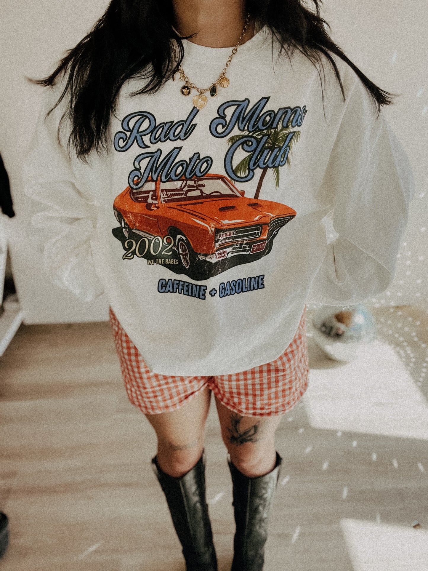 Rad Moms Moto Club Vintage Crew