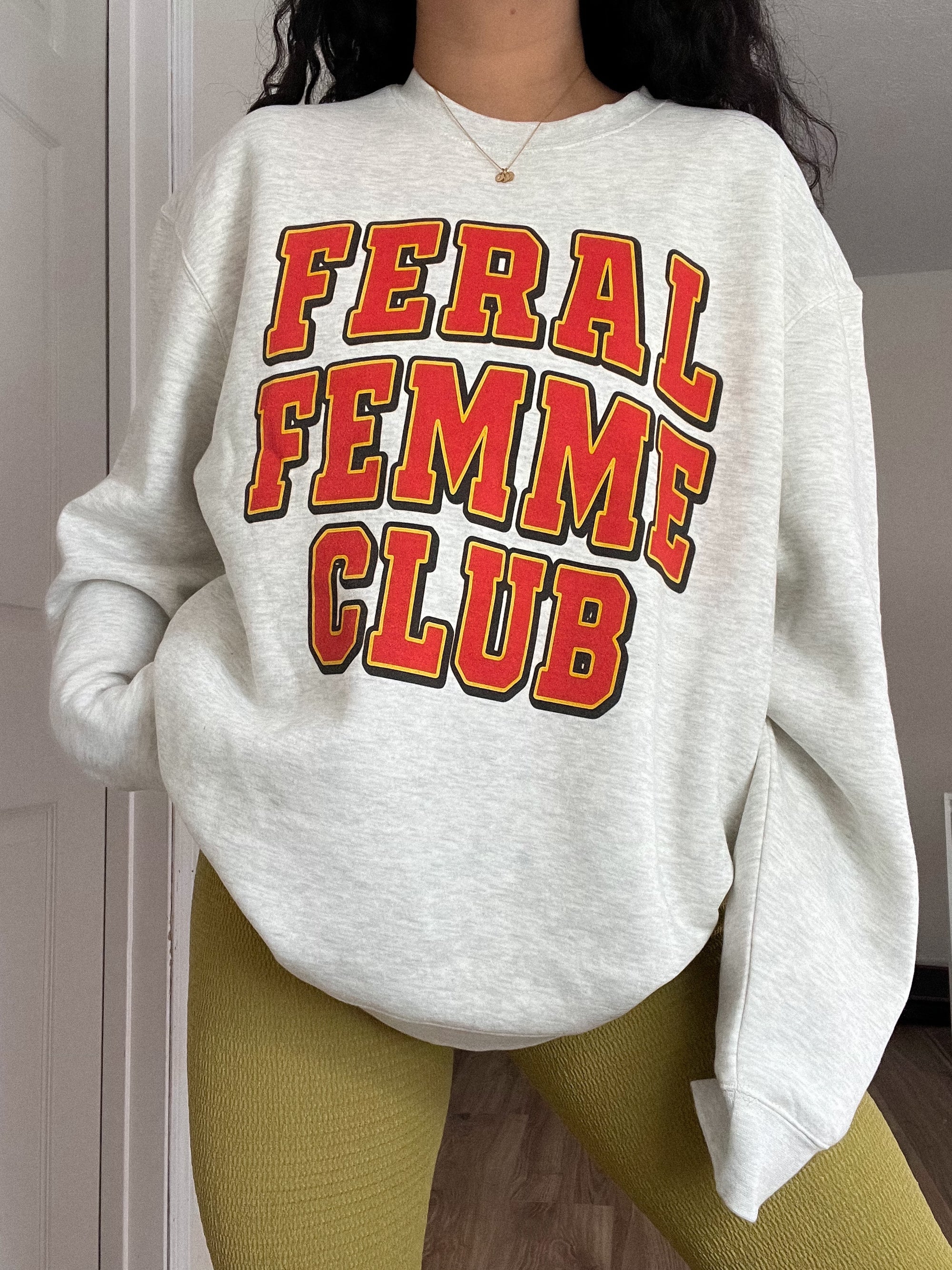 Feral Femme Club Crewneck