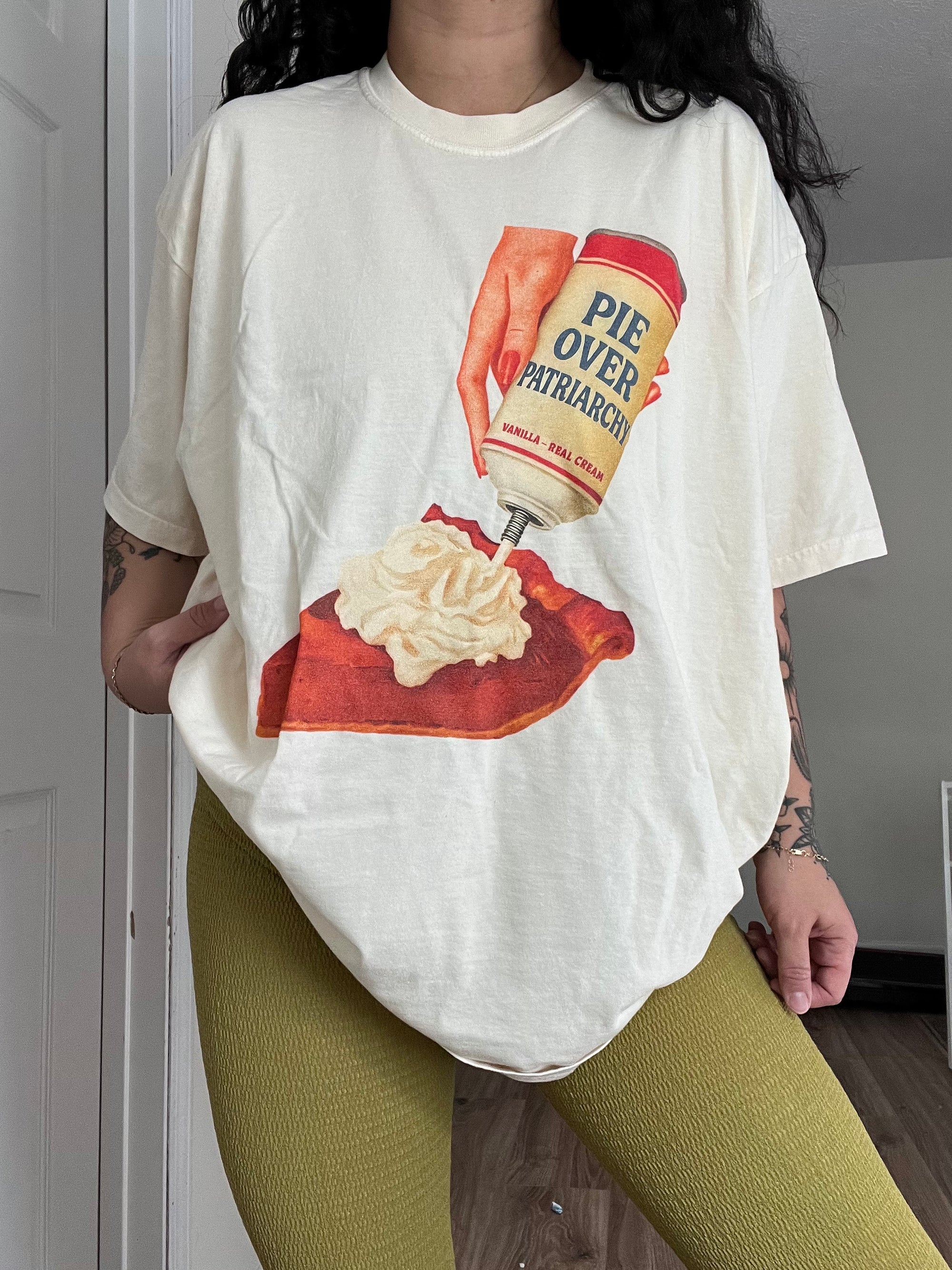 Pie Over Patriarchy Tee
