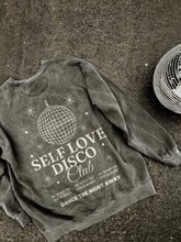 Load image into Gallery viewer, Self Love Disco Club Vintage Wash Crew

