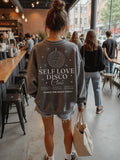 Self Love Disco Club Vintage Wash Crew