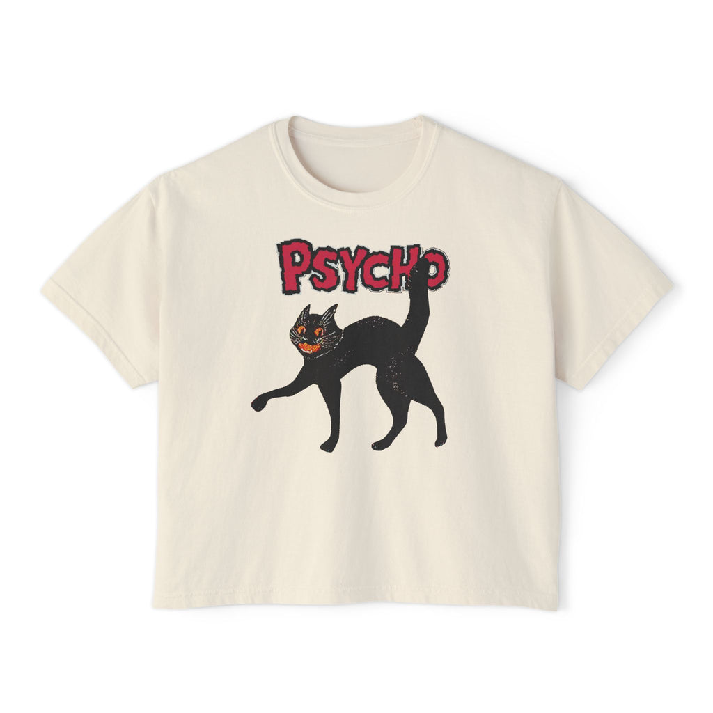 pyscho crop tee