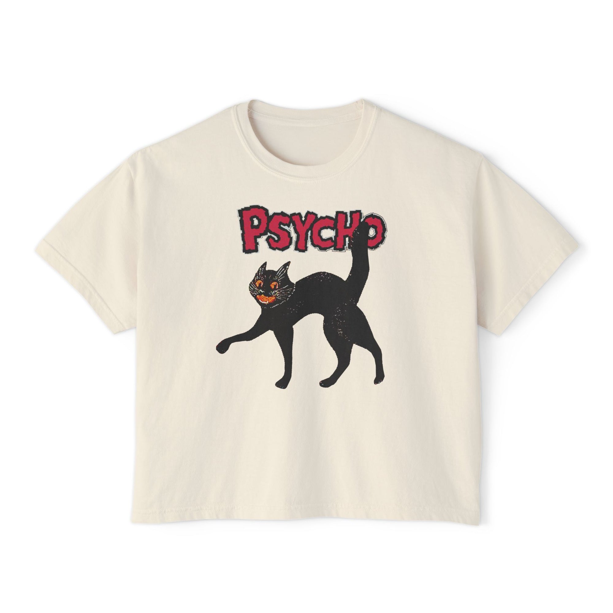 pyscho crop tee