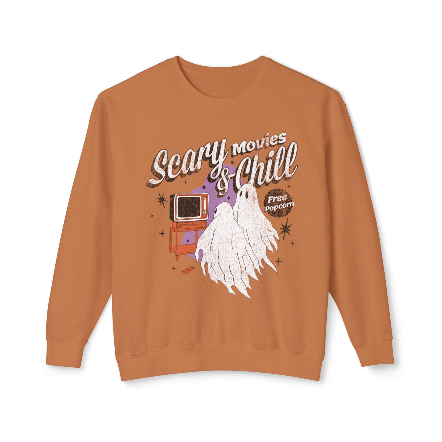 Scary Movies & Chill Vintage Crewneck