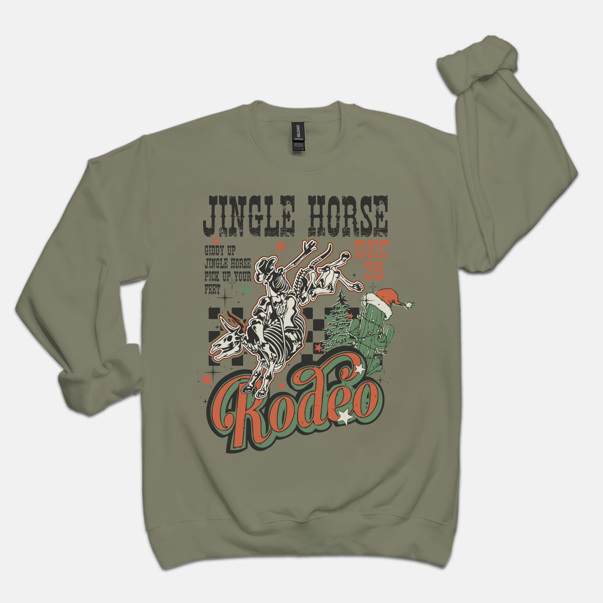 Jingle Horse Rodeo Crewneck