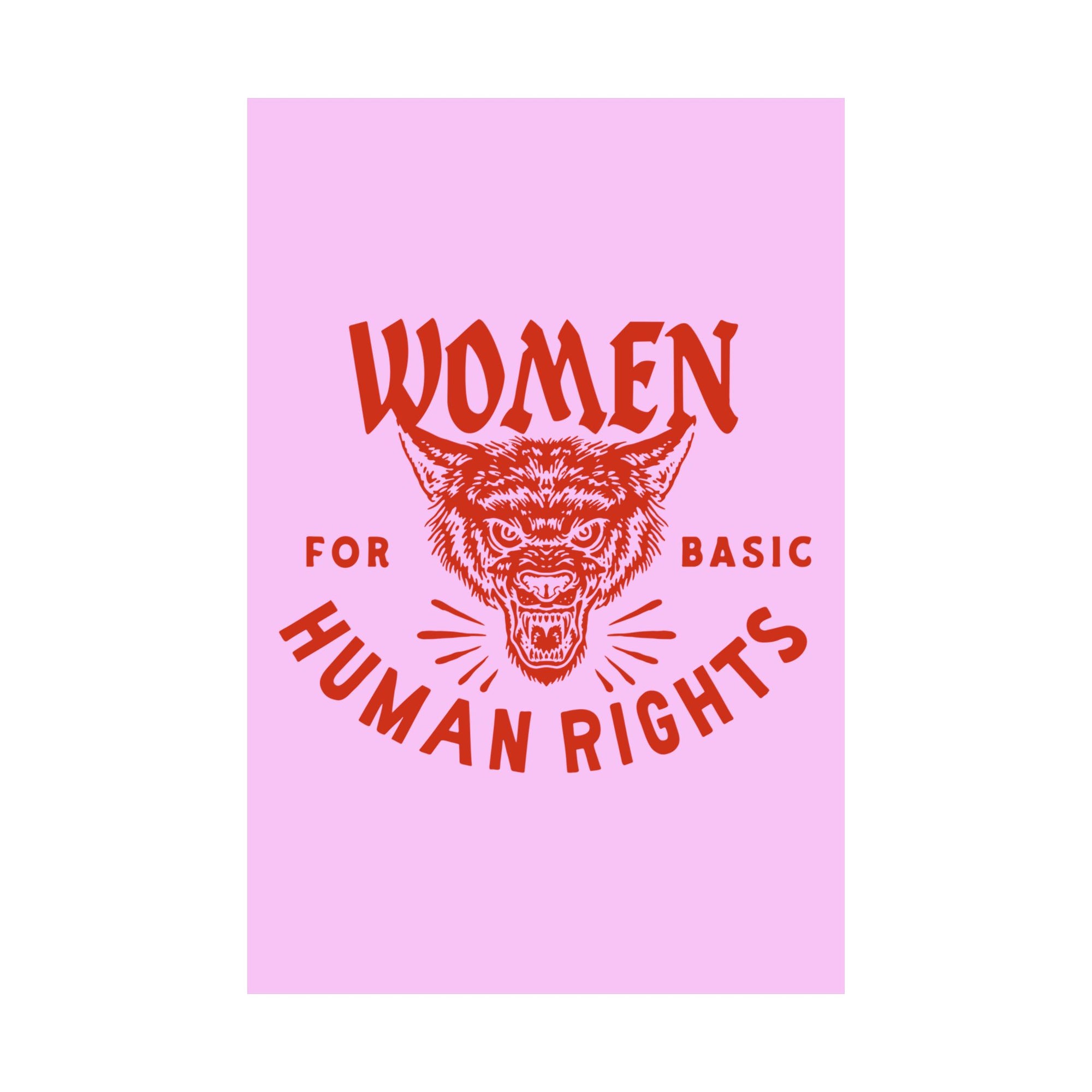 Women For Basic Human Rights Matte Poster