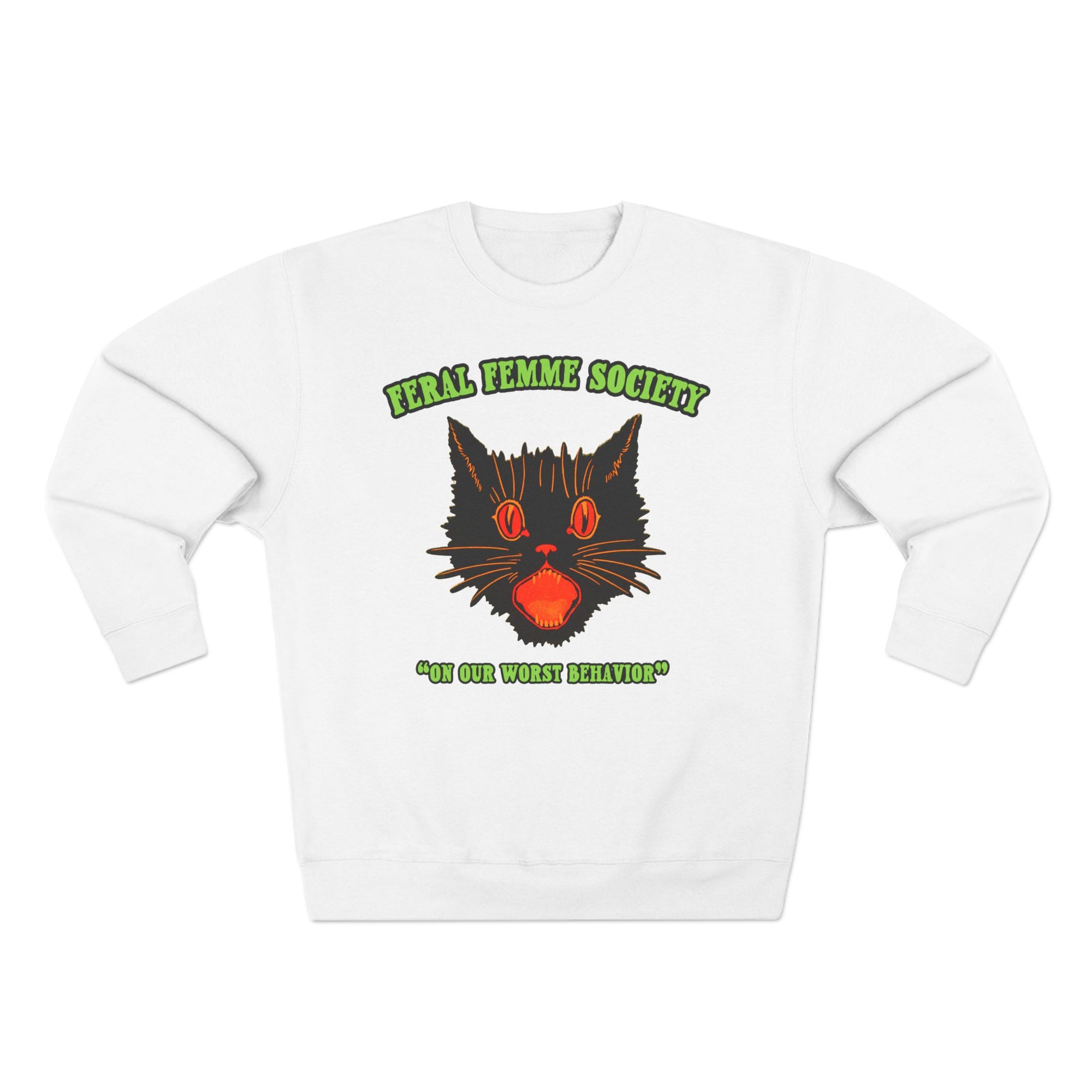 Feral Femme Halloween Sweatshirt