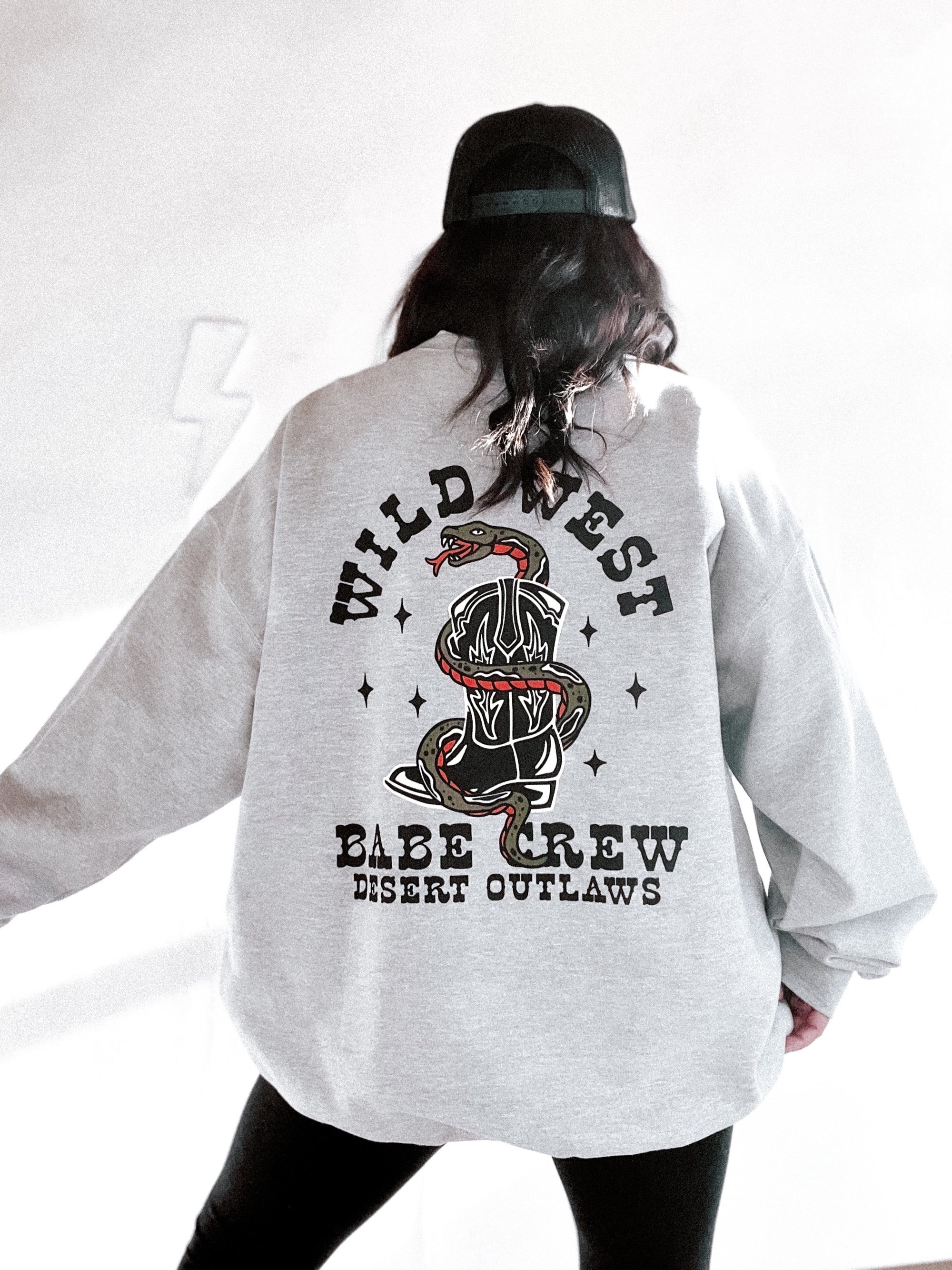 Wild West Babe Crew Sweatshirt