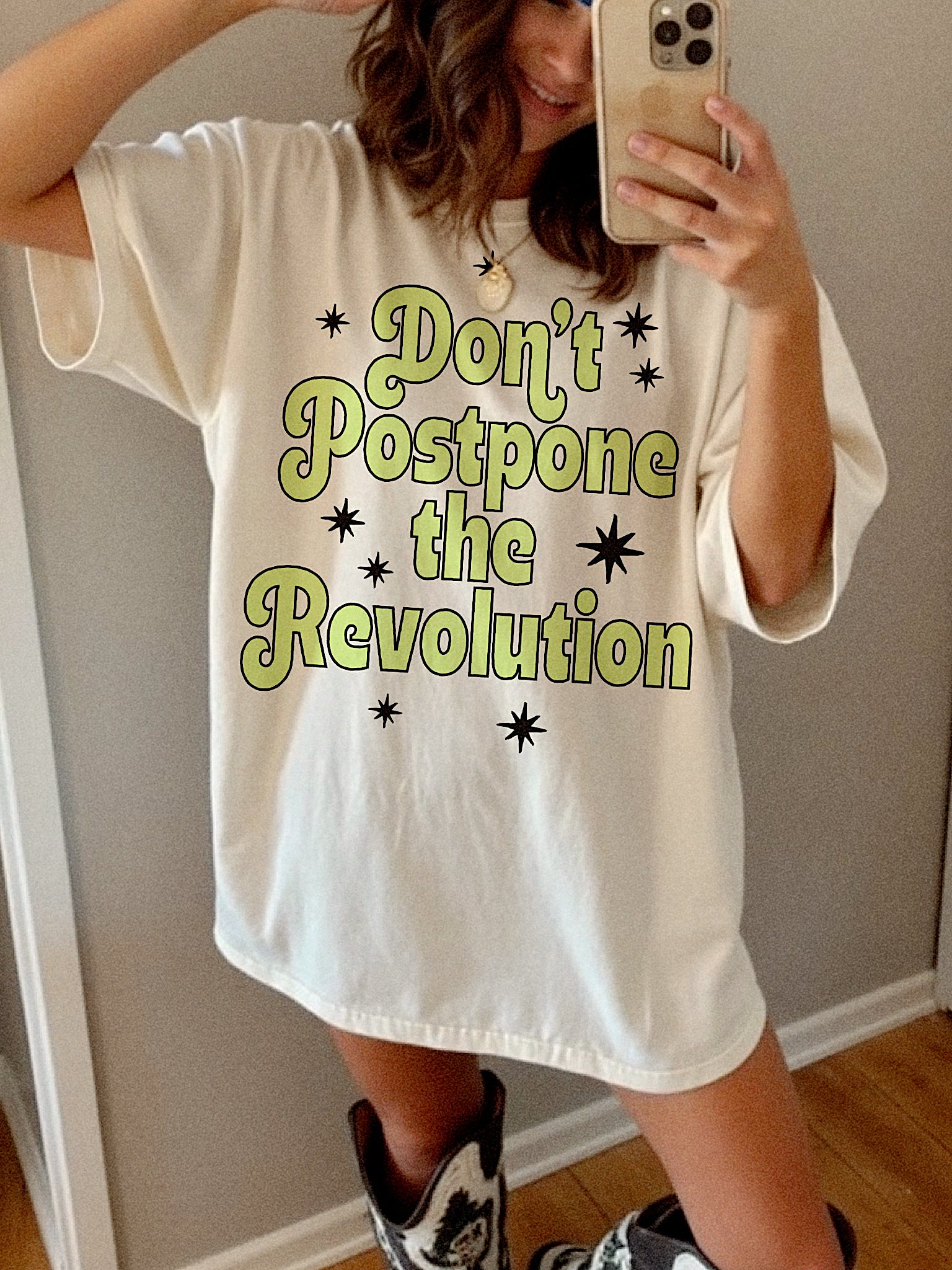 Don't Postpone The Revolution Tee