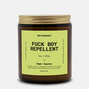 Fuck Boy Repellent Candle