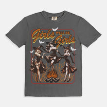 Load image into Gallery viewer, Girls Will Be Girls Halloween Tee

