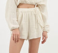 Mia Shorts - Oatmeal *FINAL SALE*