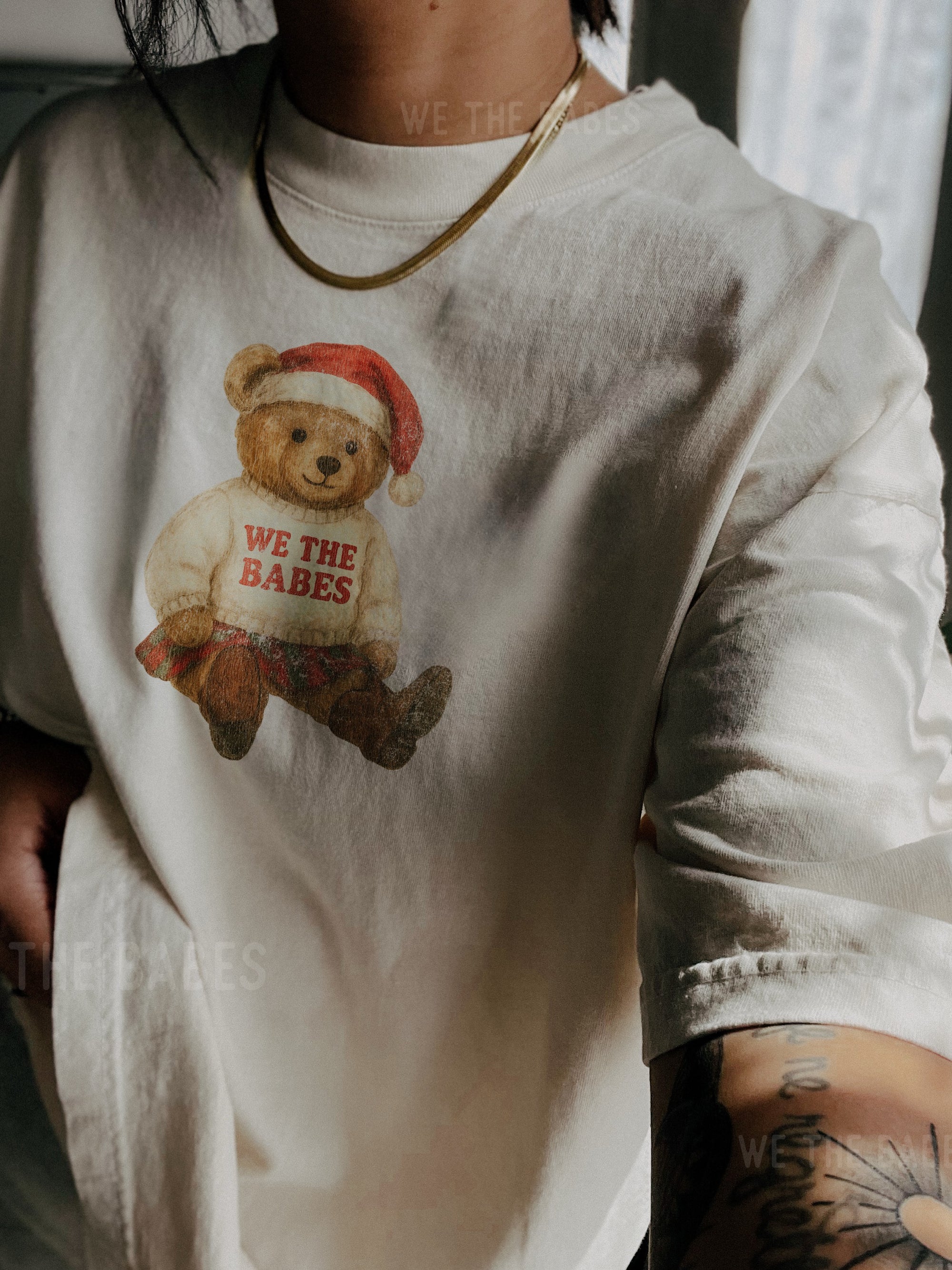 We The Babes Christmas Bear Tee