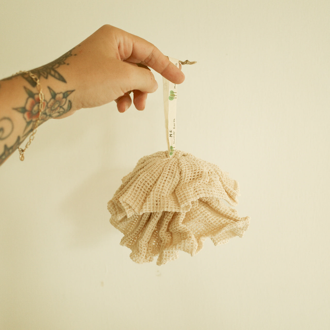 Reusable Cotton Shower Pouf