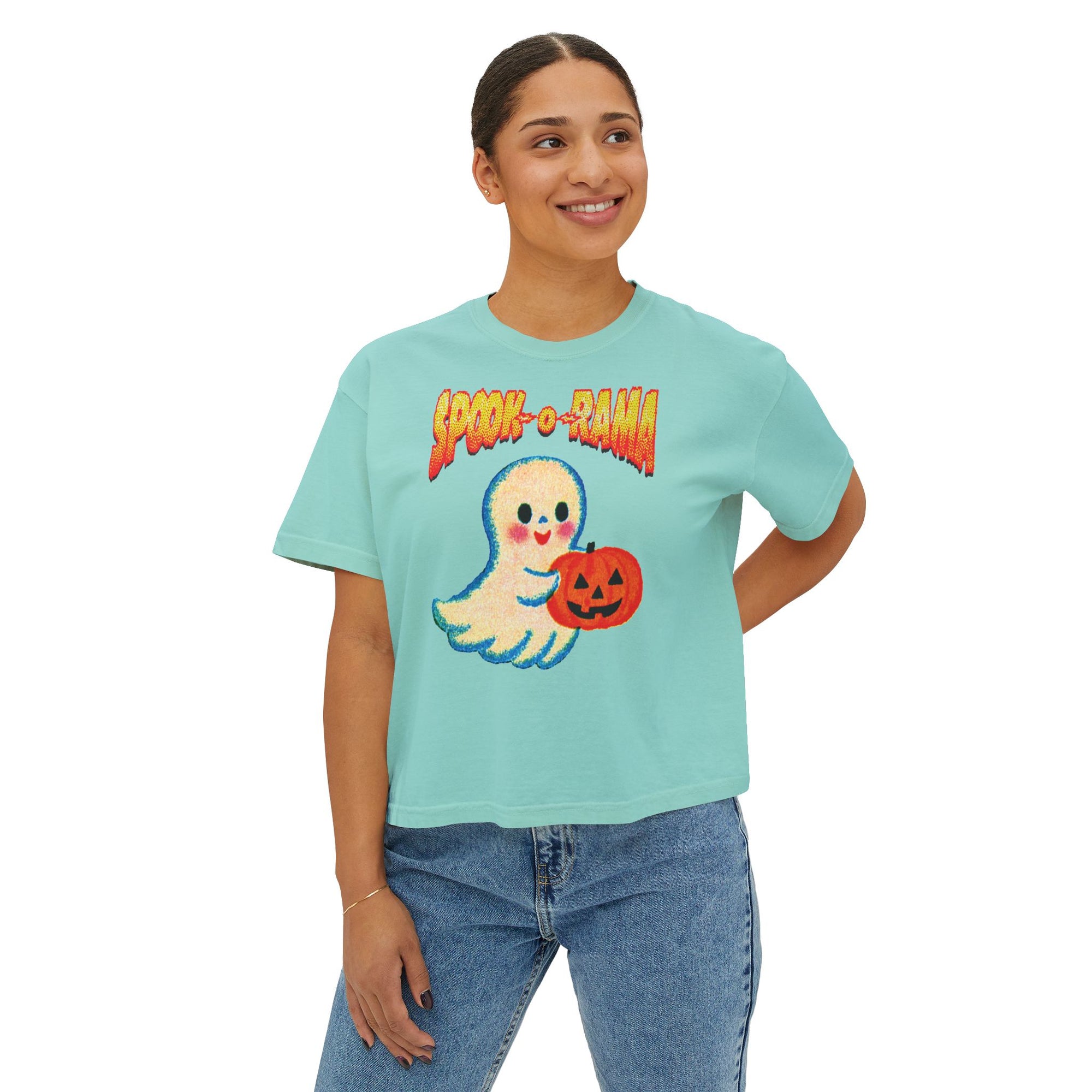 Spook o rama cropped tee
