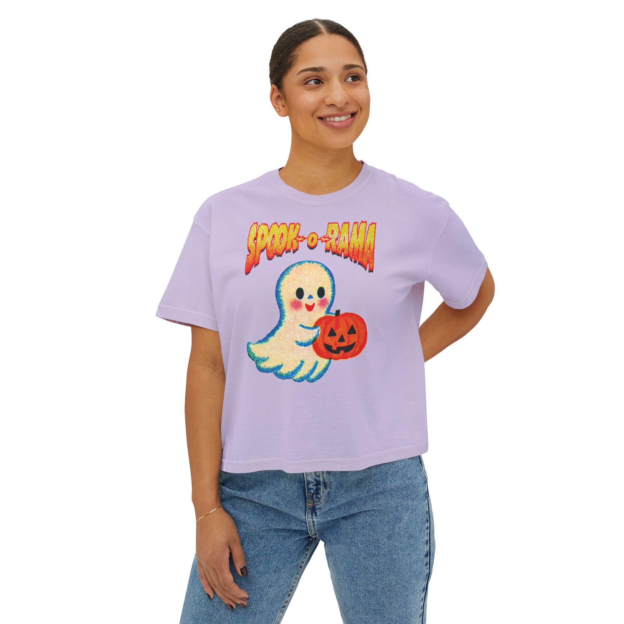 Spook o rama cropped tee