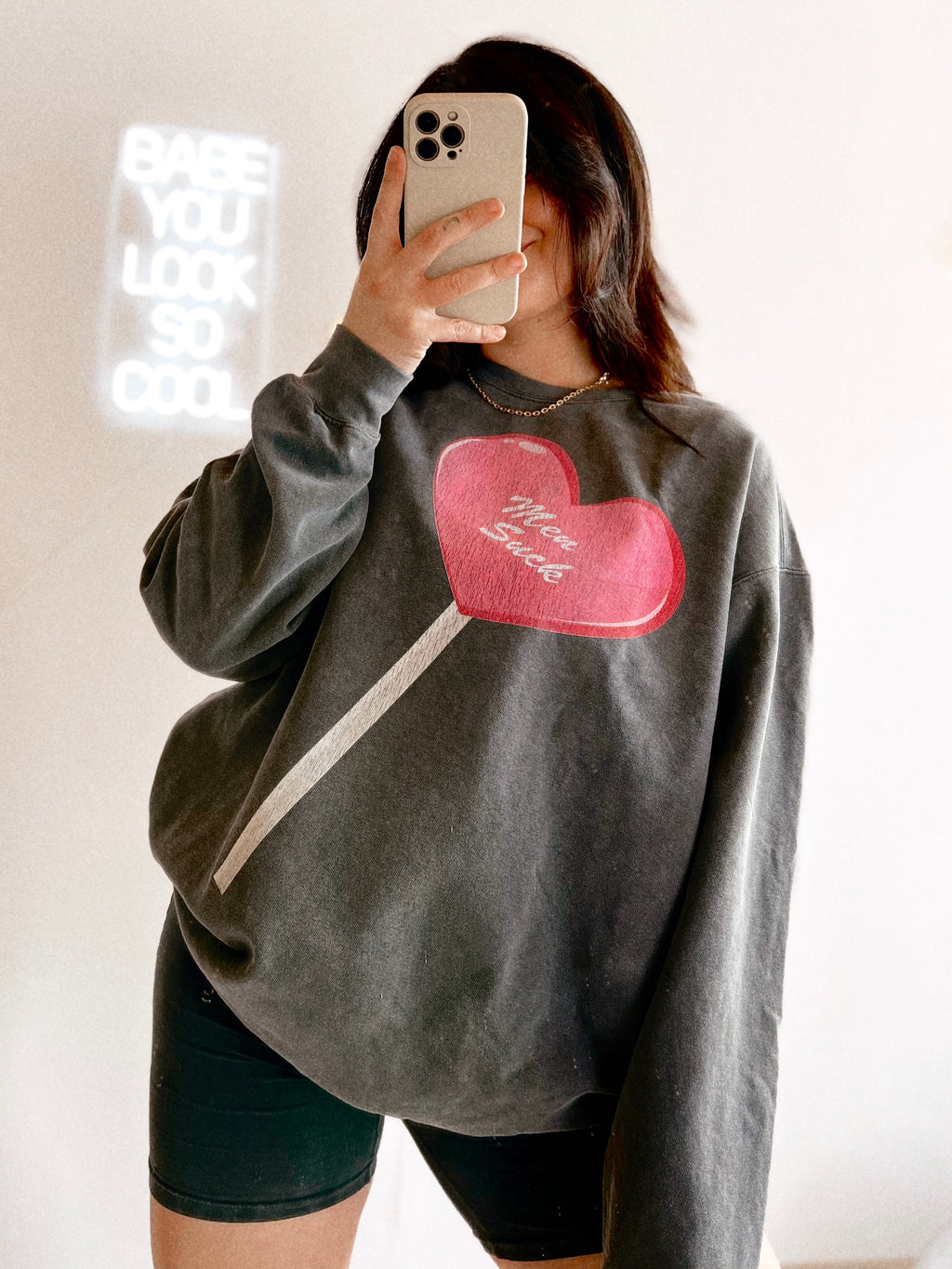 Men Suck Vintage Wash Crewneck