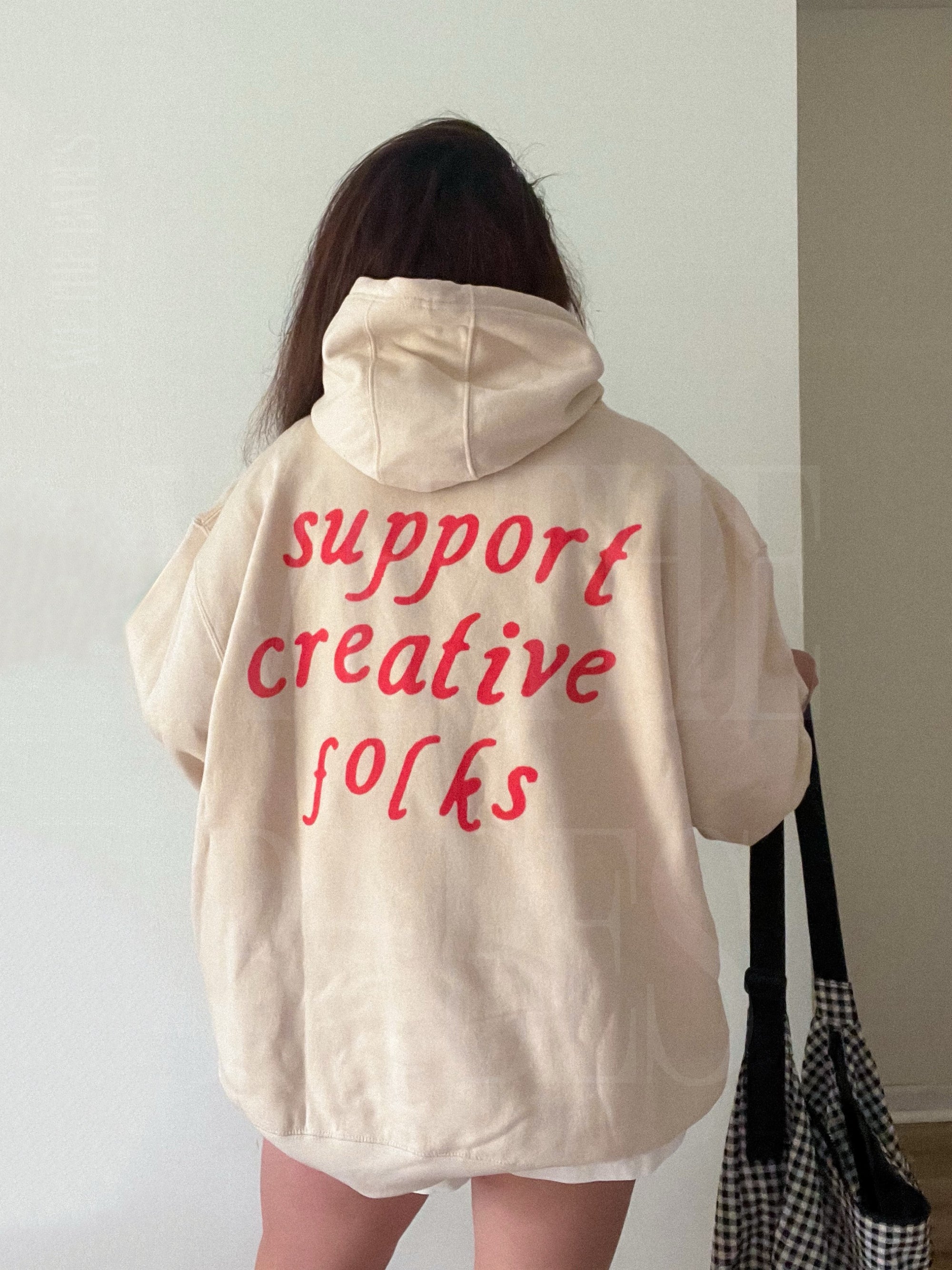 Support Creative Folks Hoodie