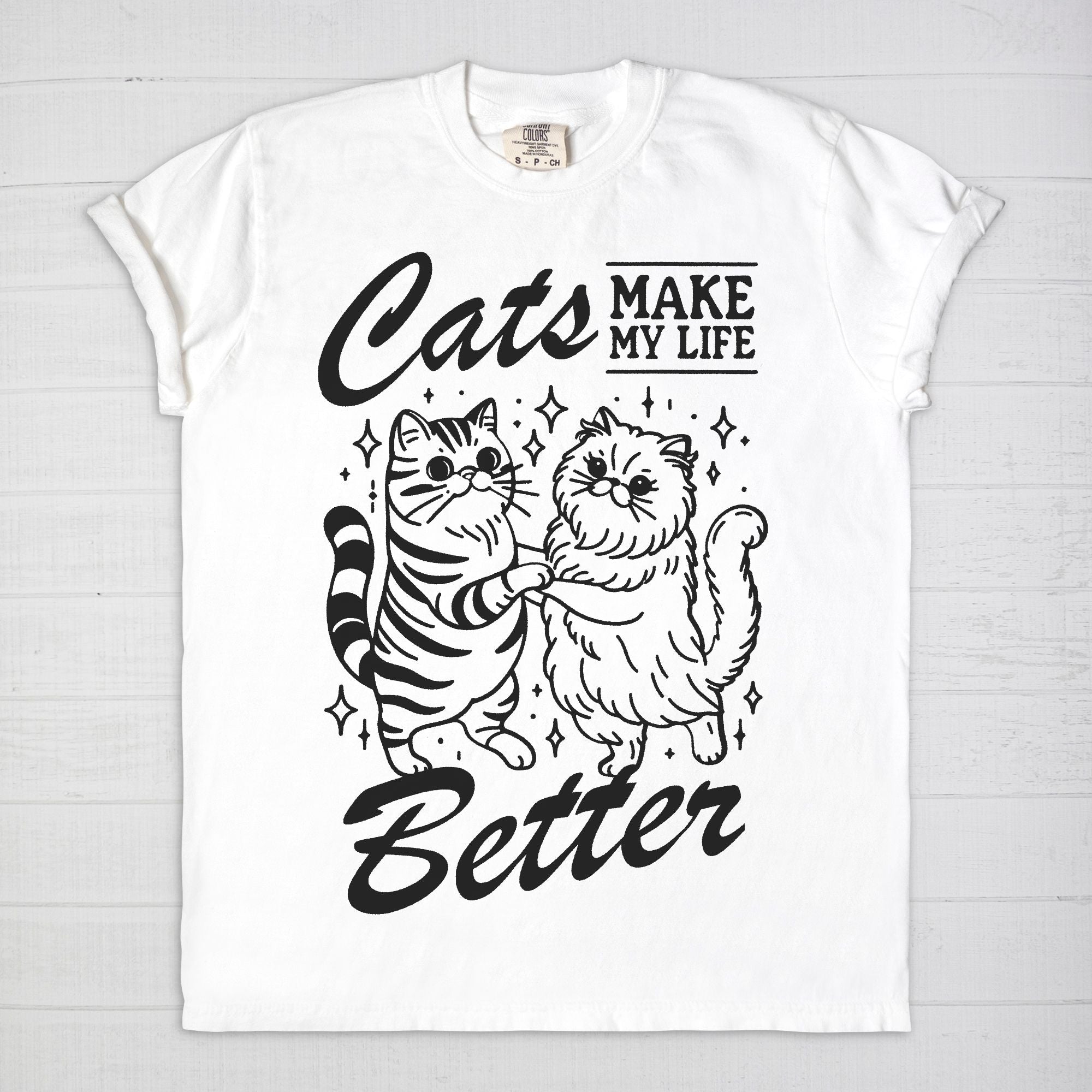 Cats Make Life Better Tee