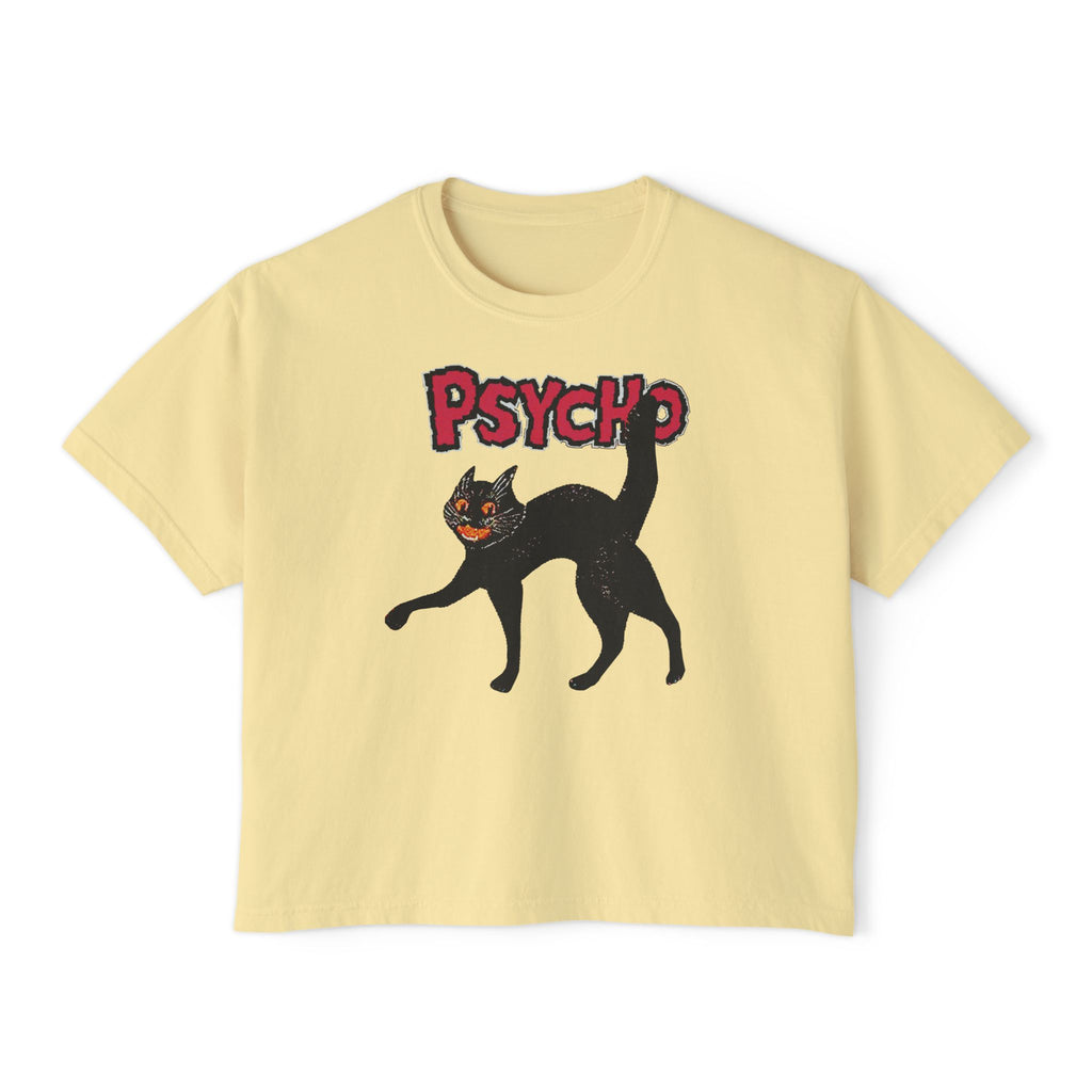 pyscho crop tee