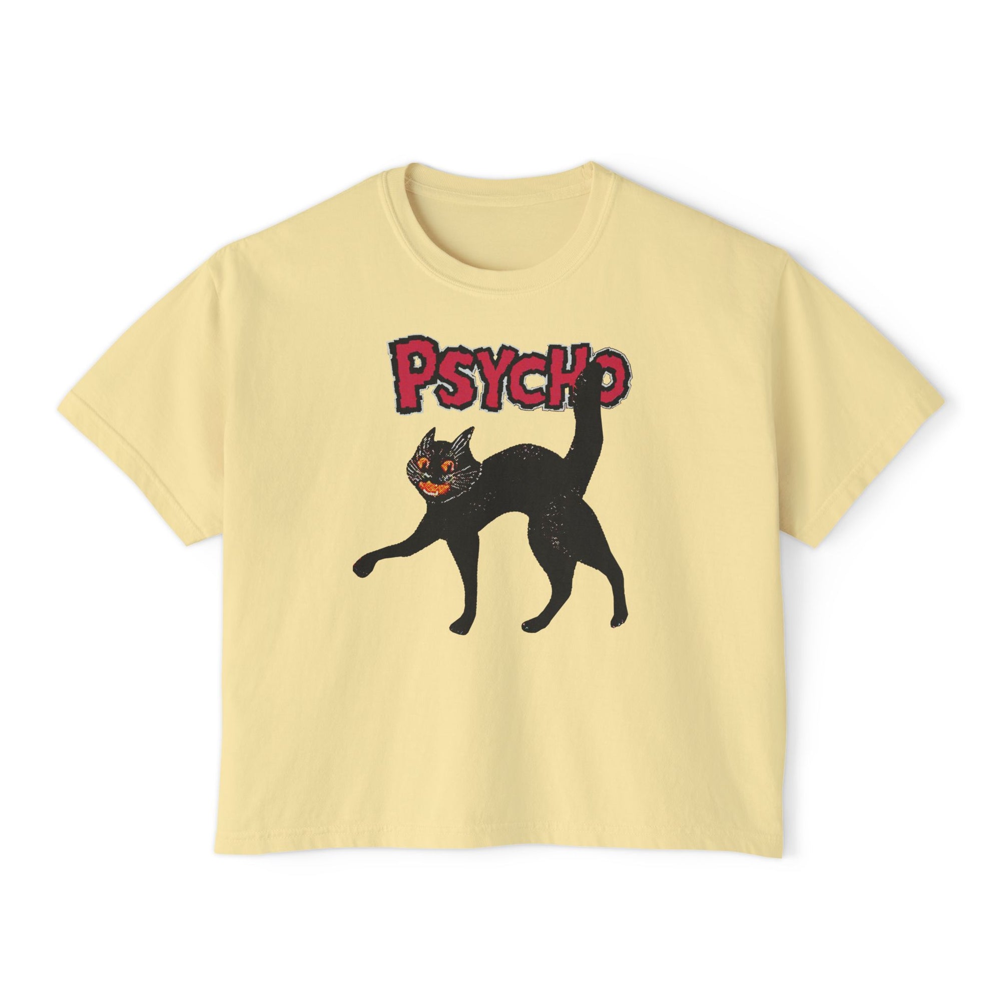 pyscho crop tee