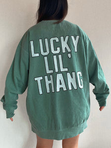Lucky Lil' Thang Vintage Wash Crew