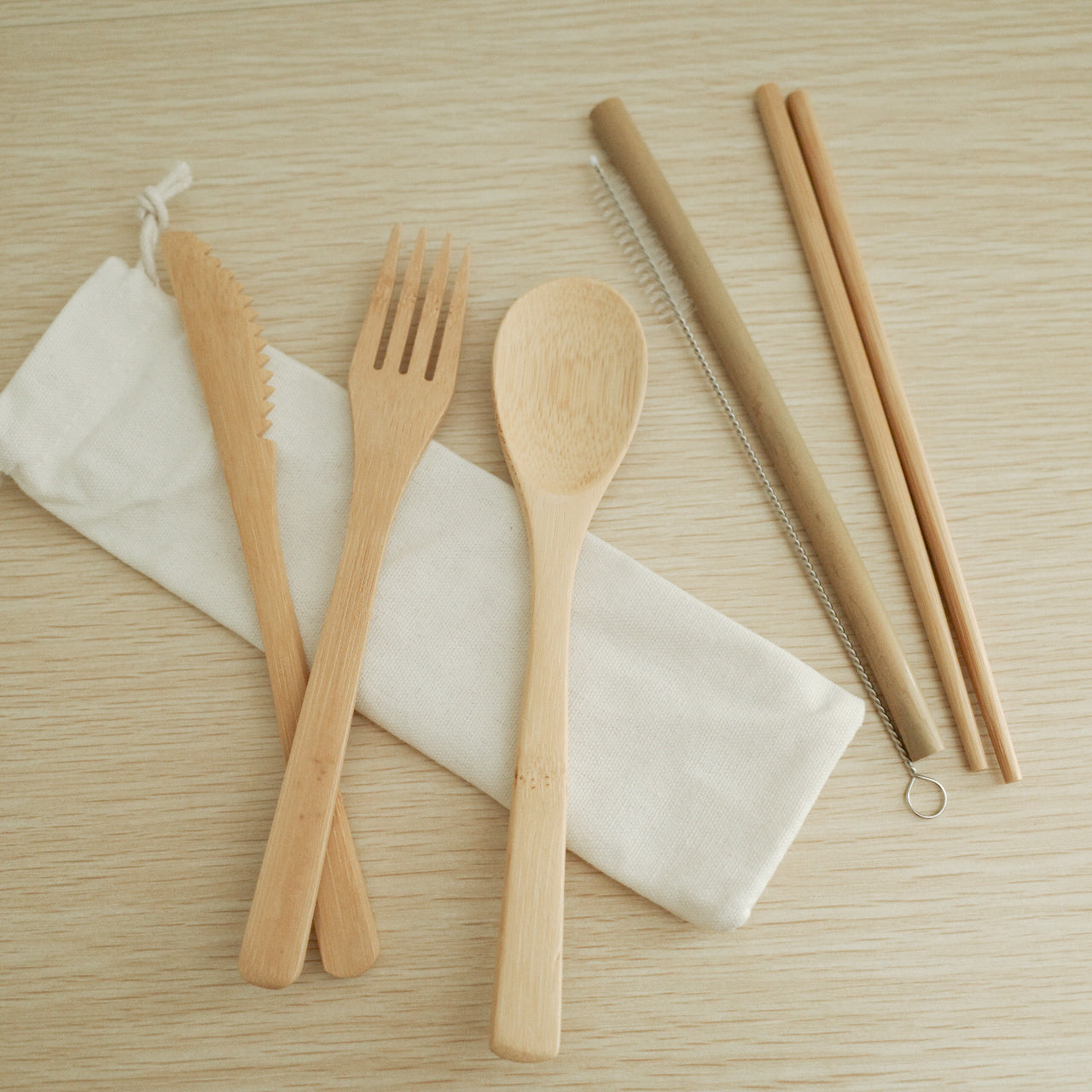 Bamboo Cutlery Set