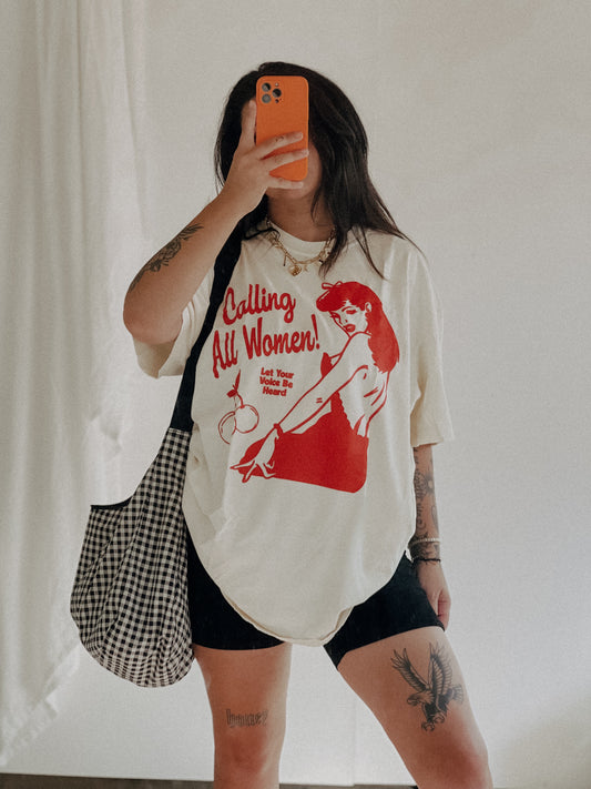 Calling All Women Tee