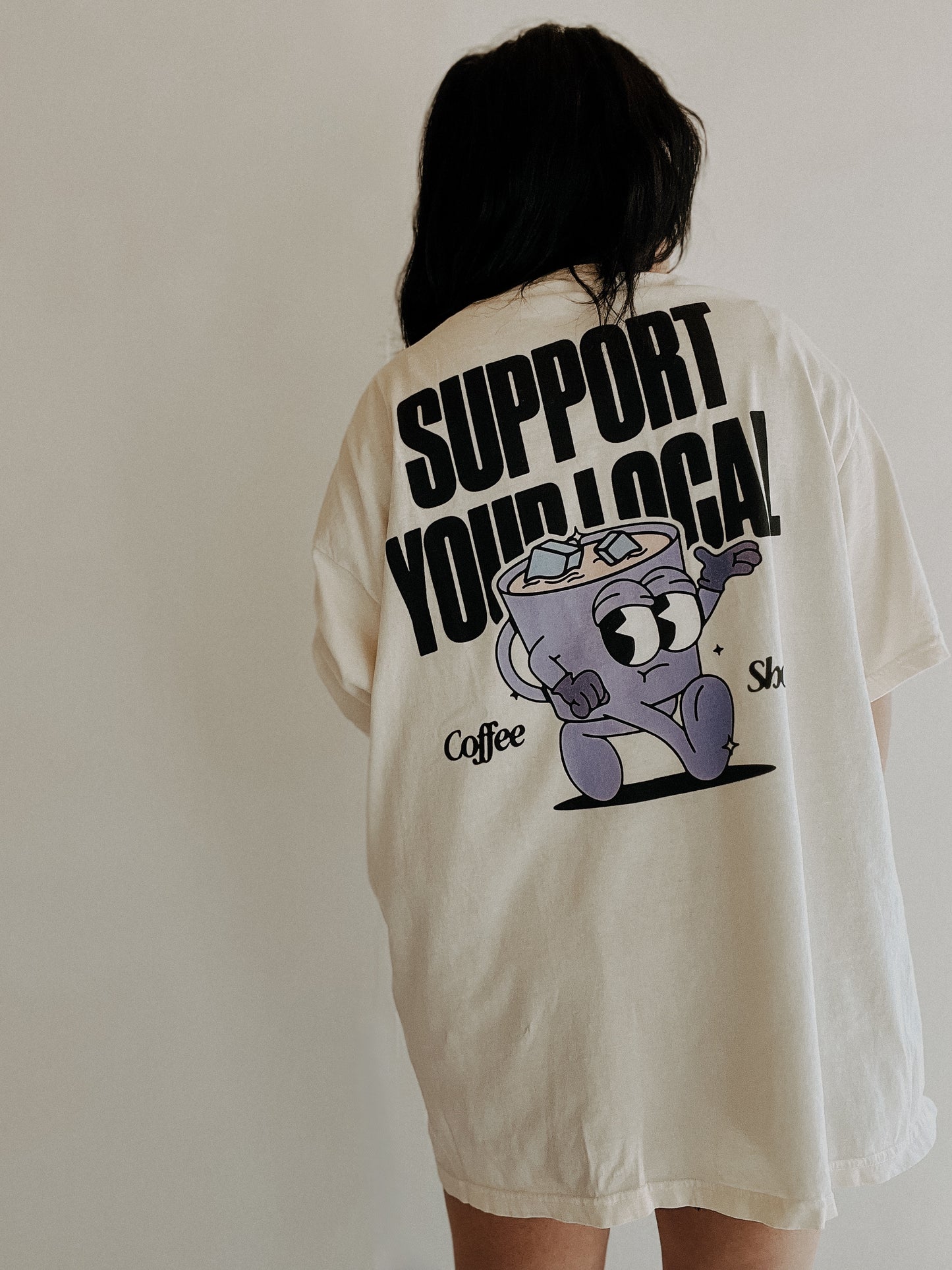 Support Your Local Coffee Shop Tee