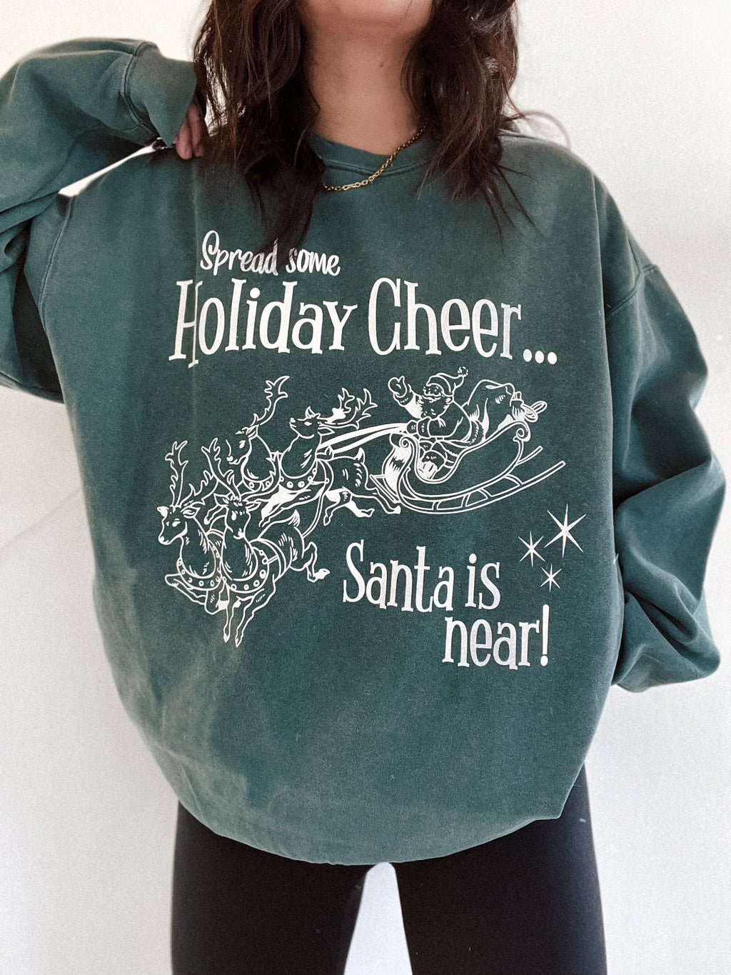 Spread Some Cheer Holiday Vintage Crew