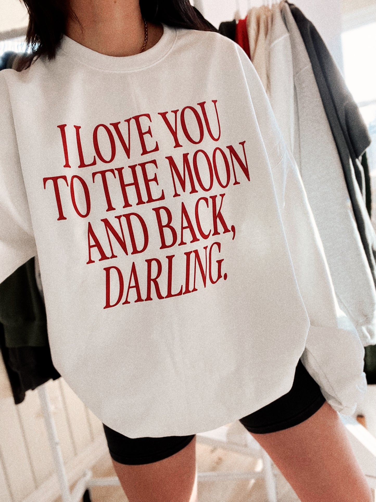 I Love You To The Moon Crewneck