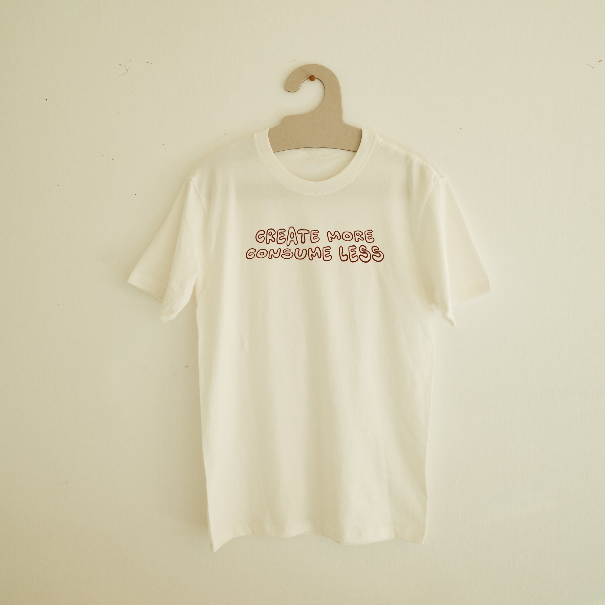 Create More, Consume Less Organic Tee